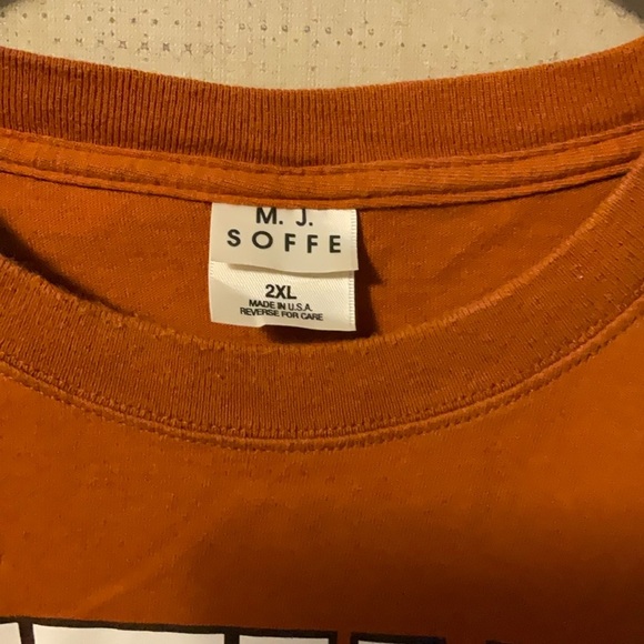 Soffe Orange Graphic T-Shirt - Picture 2 of 5
